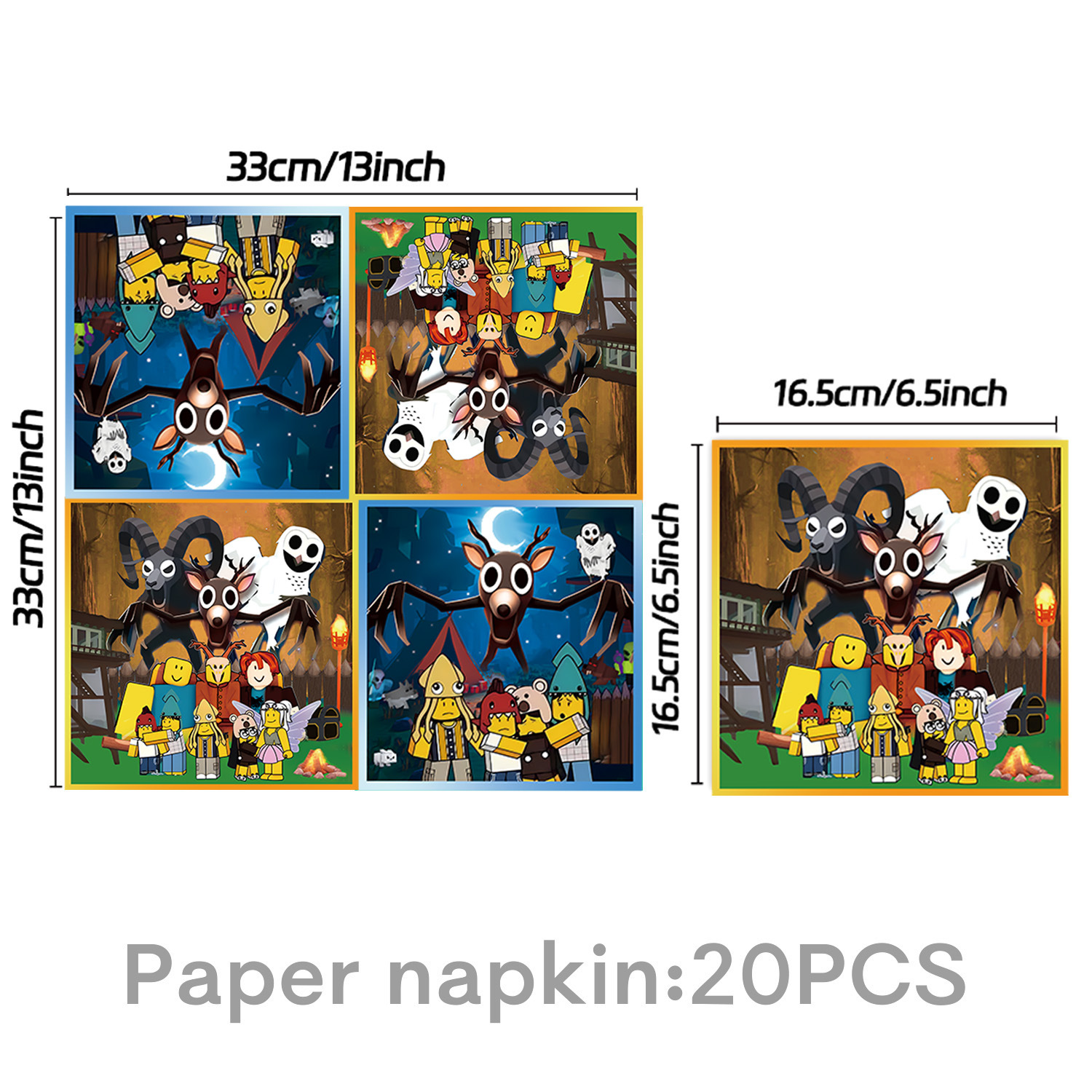 Serviettes 20 pièces