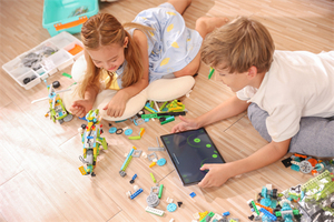 Makerzoid STEAM <strong>Programming</strong> Coding Building Blocks Sets Robot Master (Standard)100 in 1 Coding Robot for Kids - Product Image 5