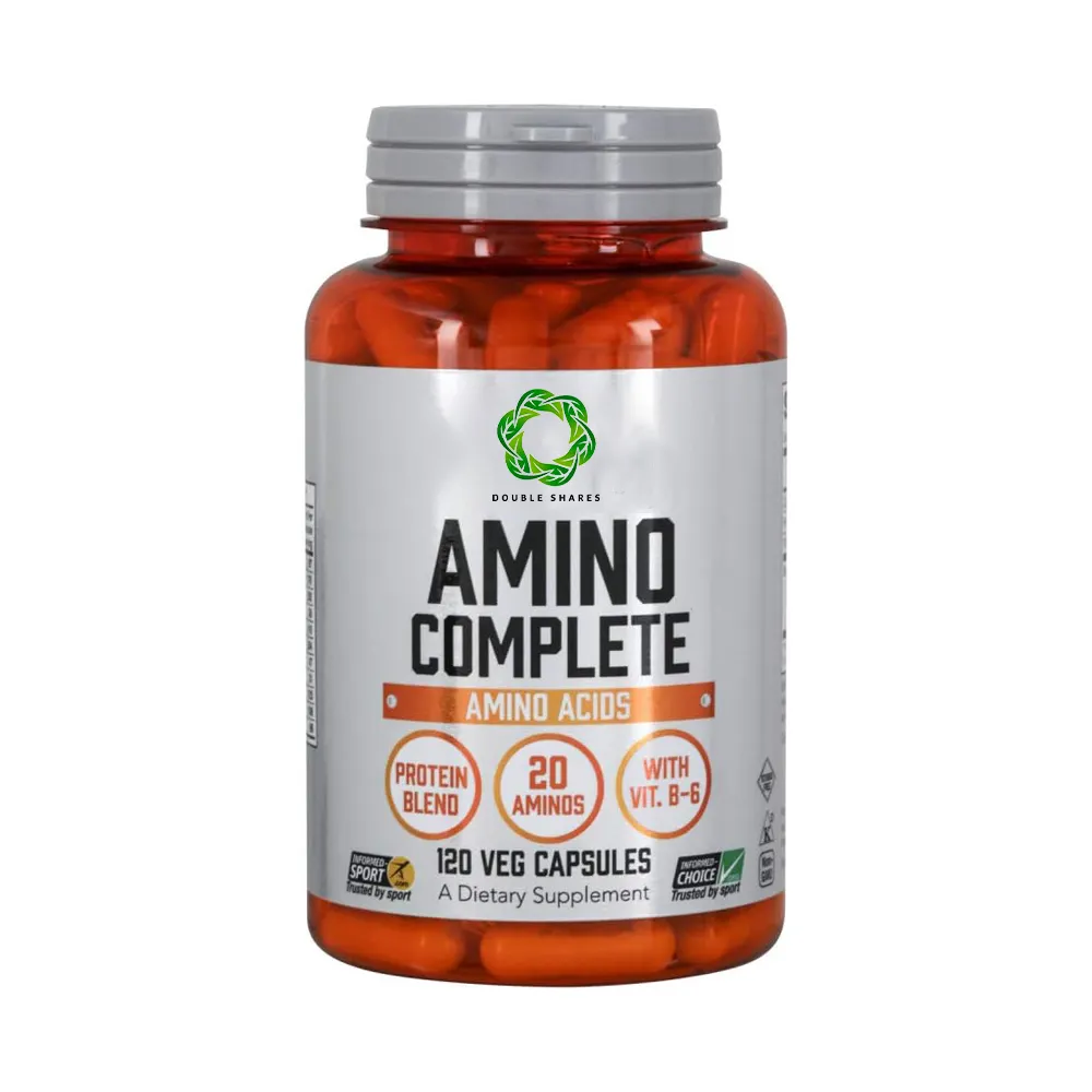 Hot Sales Sports Nutrition Amino Complete Protein Blend With 21 Aminos and B-6 to protein supplement
