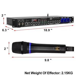 FBX-8 профессиональный дисплей с цифровыми эффектами эквалайзер караоке-система сценический звуковой эффектор аудиопроцессор - Product Image 6