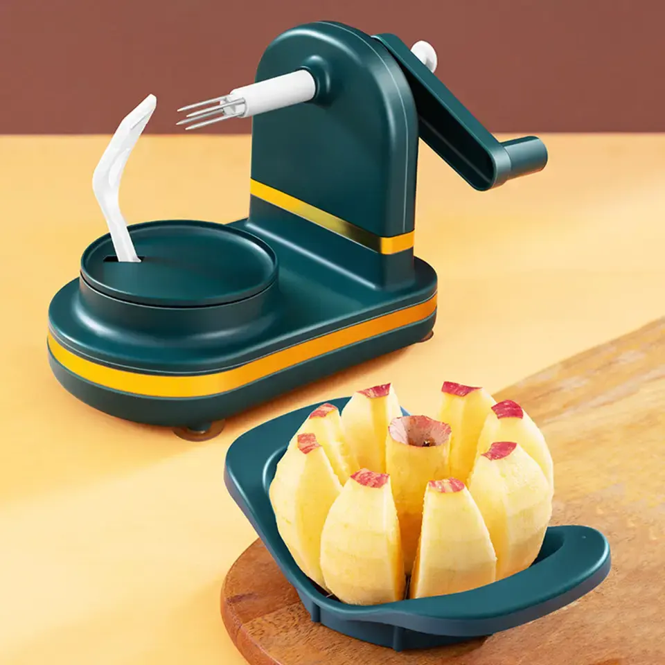 Cocina Multifunción Fruta Pera Manzana Trituradora Peeling Automático Rotativo Apple Peeler