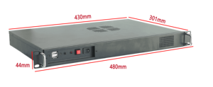Lüfter loser oder leiser Lüfter Schwarzer Mini-Computer IPC100U-M316F Dual COM Max 6COM N3150 N360 N3700 Linux Mini-PC für Industrie - Product Image 2