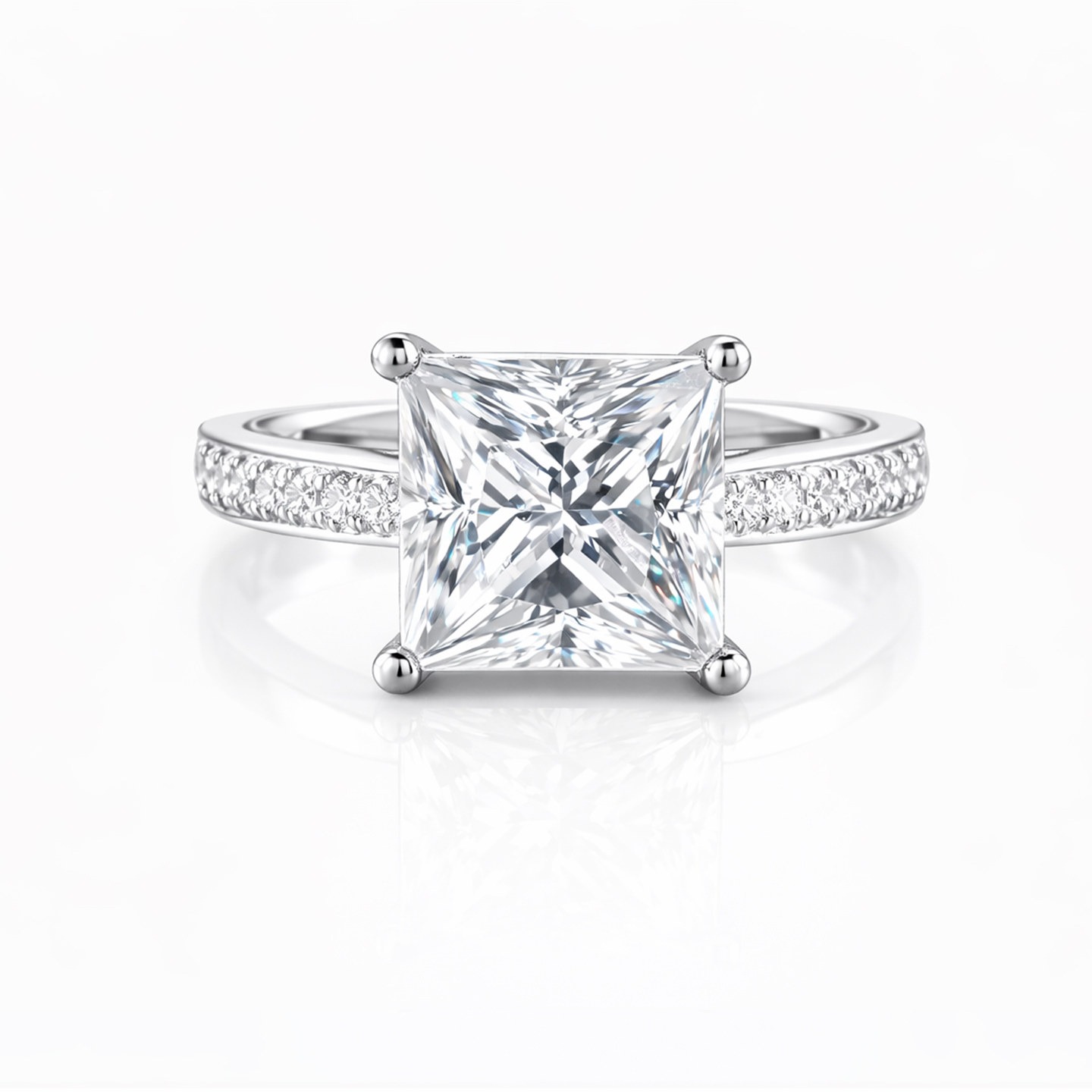 Corte princesa oro 18k 1ct