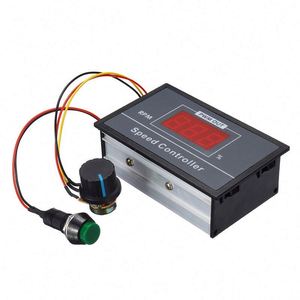 VDC 6-60V 30A Drehzahl PWM Controller Einstellbarer Motor Digitale LED-Anzeige Einstellbarer VDC 6V 12V 24V 48V mit Start-Stopp-Schalter - Product Image 2