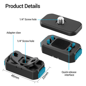 Alüminyum Quick Release dağı Insta360 X4/X3/X2 manyetik koruyucu Quick Release dağı ile uyumlu eylem kamera için - Product Image 5