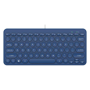 Venta de teclado de tecla redonda Teclado de computadora con cable Teclado redondeado