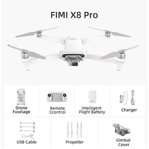 POSK New FIMI X8 <strong>PRO</strong> <strong>Drone</strong> 4K Professional 3-axis Gimbal Camera 1/1.3&quot;CMOS Sensor Obstacle Sensing 15KM Range Professional <strong>Drone</strong> - Product Image 3