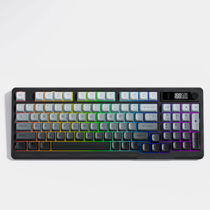 OEM 98% Wireless Gaming <strong>Keyboard</strong> -RGB Backlit, TFT Display, Silent <strong>Keys</strong>, Tri-Mode, <strong>Custom</strong> Branding for Office &amp; Gaming - Product Image 4