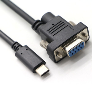 Factory OEM DB9 + DC Jack Port 5.5mm*2.1mm 5.5mm*<strong>2.5mm</strong> Female to TTL DB9 <strong>USB</strong> a Type C Male / Female Serial Cable - Product Image 4