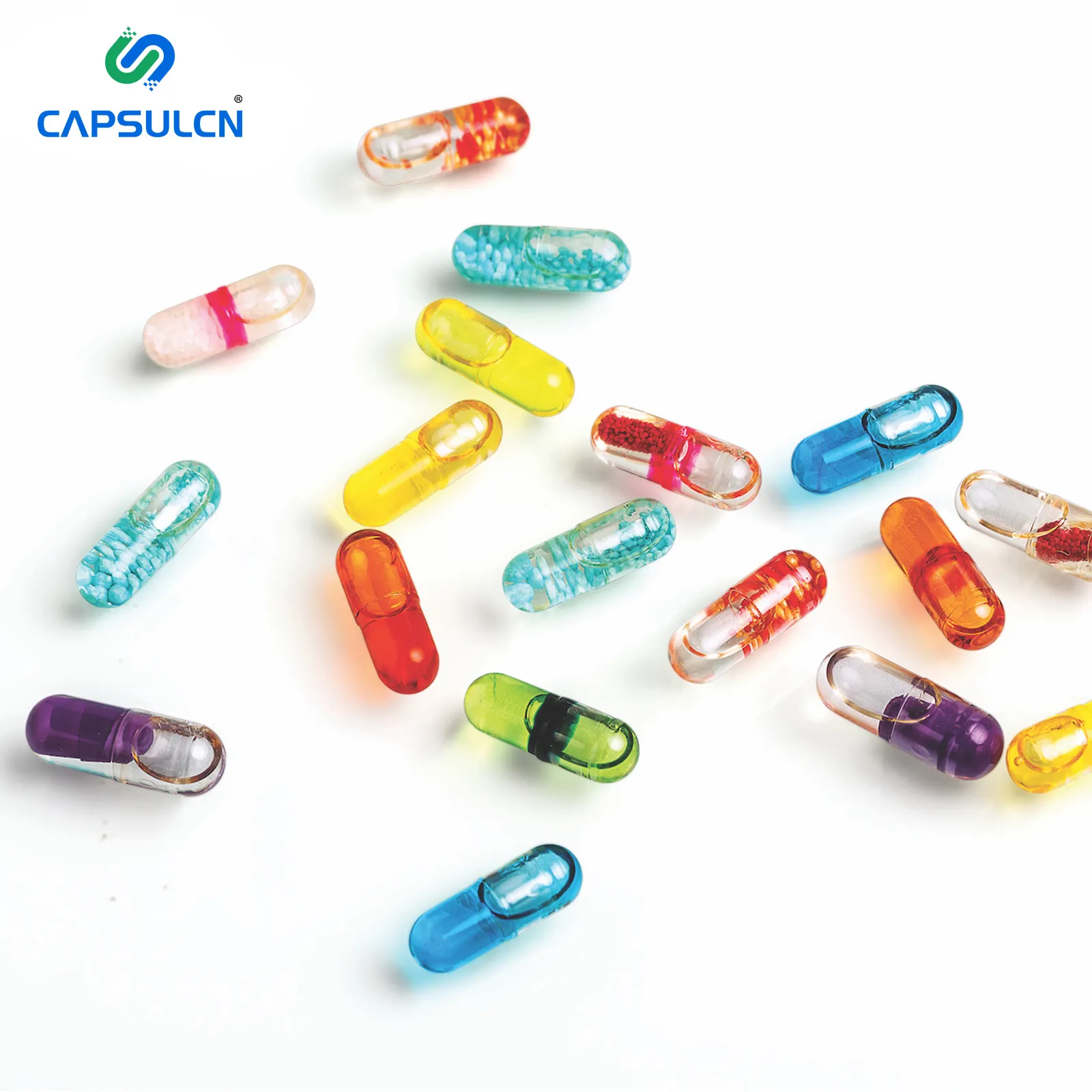 CapsulCN utilizzando 100% colla ossea bovina capsula di gelatina dura dimensione 0 capsula rigida vuota più colori disponibili
