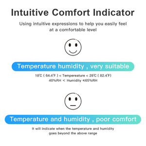 Termómetro higrómetro RSH Tuya BLE Mini sensor inalámbrico de temperatura y humedad con alerta de notificación - Product Image 6