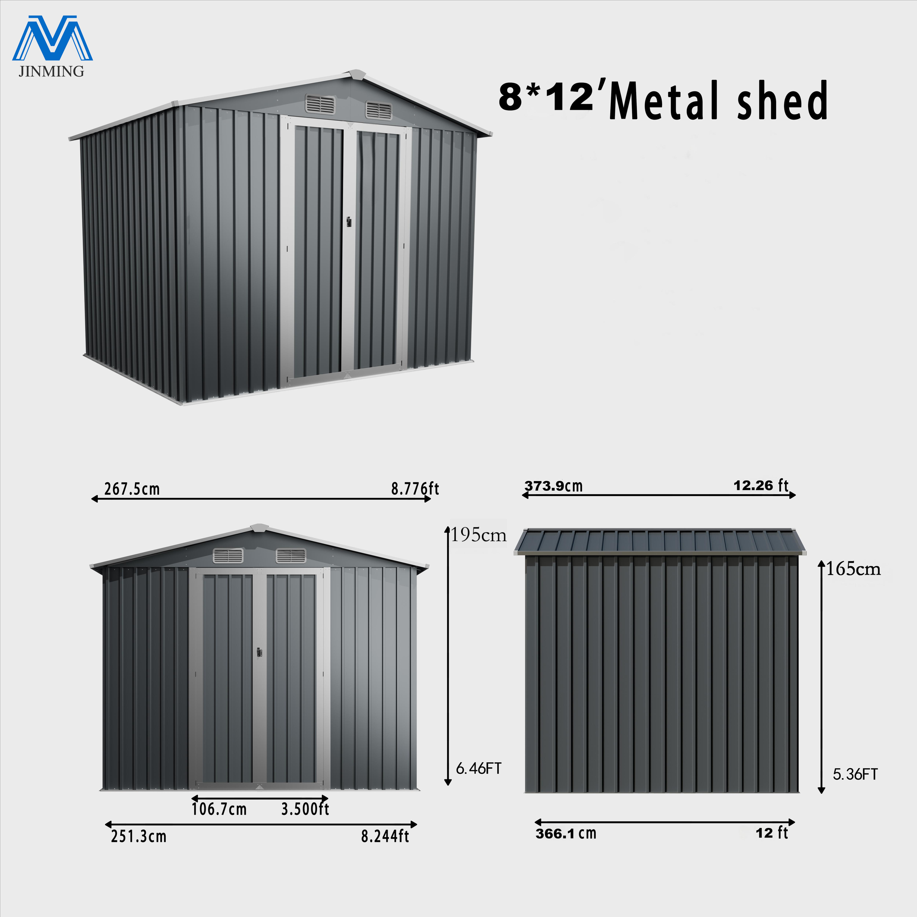 8X12Sloping roof