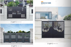 Ống Sắt Hiện Đại Cổng Ưa Thích Nhà Ấn Độ Tường Ranh Giới Mới Nhất Chính Thiết Kế Cổng Để Bán Nhà Không Dây Tùy Chỉnh Chống Đào Tạo - Product Image 2