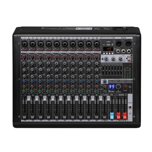 S-<strong>6</strong> Hot Products Professional <strong>6</strong> Channels <strong>Audio</strong> DJ Mixer Built-in 99DSP Effect Two Stereo <strong>Inputs</strong> for Sound System - Product Image 5