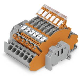 WAGO 2007-8876 <strong>Terminal</strong> <strong>block</strong> 85mm <strong>Push</strong>-In <strong>terminal</strong> 1pc. (940910764398) - Product Image 1