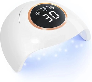 72W UV LED Nail Lamp Light Dryer per smalto Gel per unghie con 18 perline 3 impostazioni Timer e schermo LCD Touch Display, sensore automatico - Product Image 1