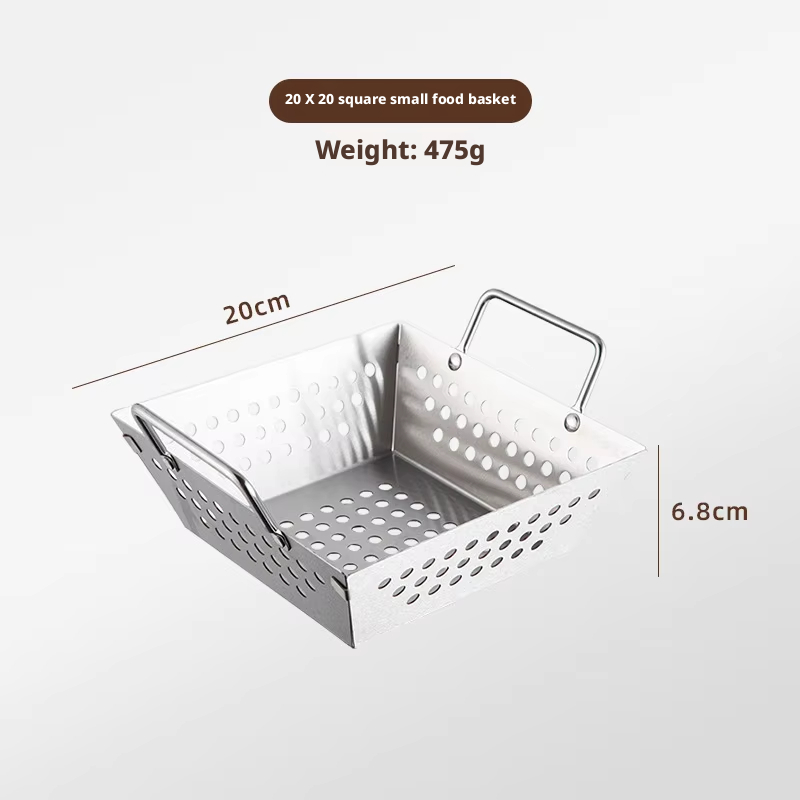 20*20cm fruit basket-silver