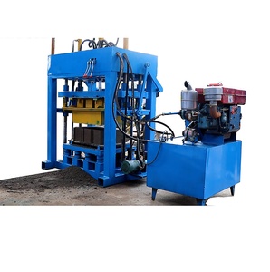 Máquina de bloques de motor diésel hidráulico, QT4-28, stock, fabricación de bloques, máquina de bloques huecos - Product Image 2