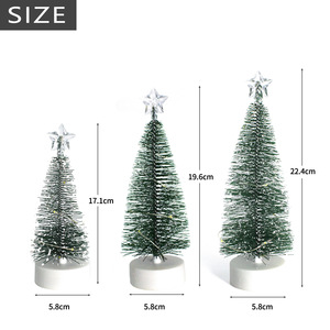 卸売人工クリスマスツリー誕生日パーティー卓上小さなクリスマスツリーウィンドウデスクトップツリー - Product Image 5