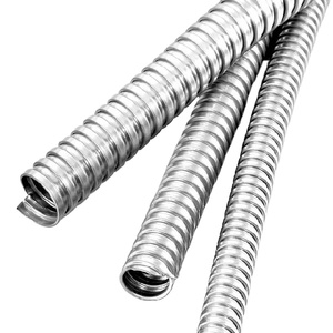 PVCコーティングされた液体タイト3/16 ''6mm 1/4'' 8mm 3/8 ''12mm 1/2'' 15mmGI亜鉛メッキステンレス鋼フレキシブルメタルコンジット