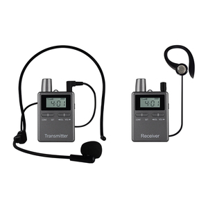 Rehberlik turu için 2.4g kablosuz ses sistemi verici alıcı çok dilli çeviri konferans tur rehberi alıcısı - Product Image 6