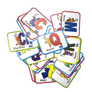 Hot-sell colori primari e forme di base flashcard per bambini in età prescolare educativo memoria cognitiva Flash Card - Product Image 2