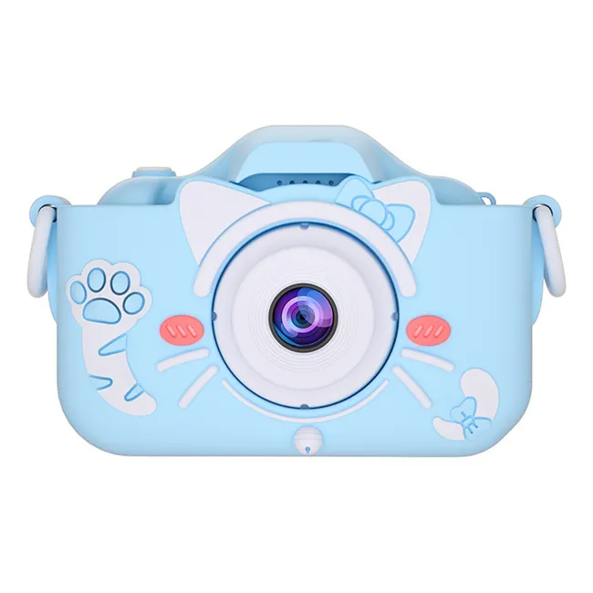 Cadeau d'anniversaire pour enfants en forme mignonne Anti-Drop Kids Camera Mini Selfie Child cartoon Camcorder