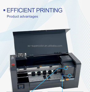 Süper hızlı baskı 60CM A1 DTF yazıcı Shake makinesi hepsi bir arada T-shirt kurulum çift I3200 baskı kafası yazıcı - Product Image 5