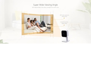 双方向オーディオWifi 3MP防犯カメラ3.6mmナイトバージョンボディ検出Tuyaスマートホームカメラ - Product Image 3