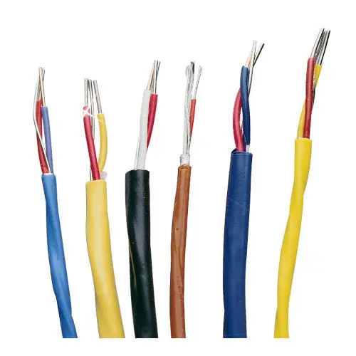 Tip K J tipi termokupl tazminat tel 2 iletken termokupl kablo tel