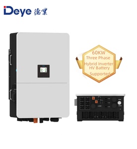 Deye 6 MPPT Hybrid <strong>Inverter</strong> SUN-60K-SG02HP3-EU-EM6 High Voltage Three Phase Rated <strong>AC</strong> <strong>Input</strong>/<strong>Output</strong> Current 91/87A 60KW <strong>Inverter</strong> - Product Image 1