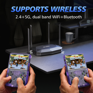 2025 R36XXハンドヘルドゲームコンソール64GBアップデートWifi機能サポート2人用レトロビデオゲームコンソールPSP用