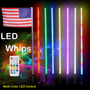 Pairs Remote Control Safety Mining Buggy Whip 3/4/5/6 Feet <strong>Led</strong> Whip Antennas Flag Light ATV Offroad <strong>Led</strong> Light Bar 12V <strong>24</strong> Months