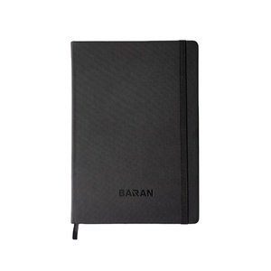 Factory Customization Color Edge Leather Hardcover Journal Planner Calendar Pad Pu Cover <strong>with</strong> <strong>Elastic</strong> <strong>Bound</strong> Gold Edge <strong>Notebooks</strong> - Product Image 1