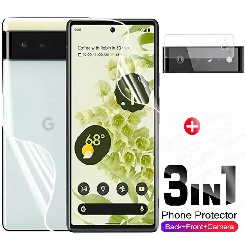 Google Pixel 7 용 Ultra 2.5d 휴대 전화 과보호 필름 지문 방지 강화 유리 전화 화면 보호기