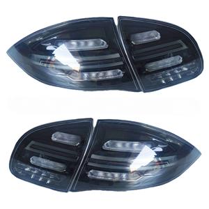 Porsche Cayenne için 2011-2014 için yeni <span class=keywords><strong>LED</strong></span> arka stop lambaları şeffaf Lens su direksiyon arka lambaları