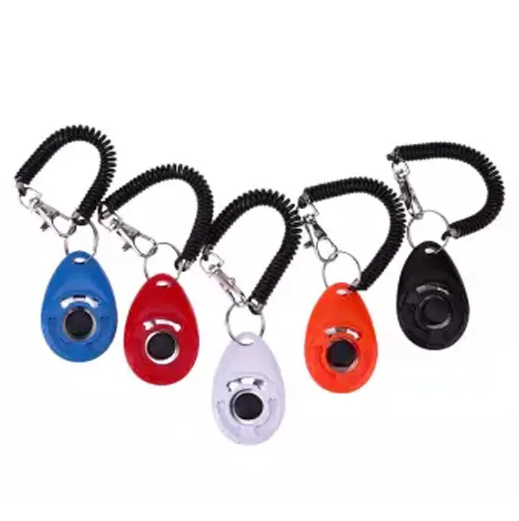 Hot Sale Pet Clicker Pet Training Buzzer Stocked Stainless Steel Shrapnel Abs Material for Dogs