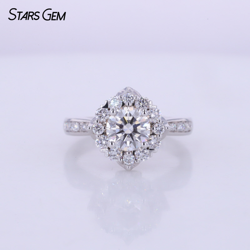 18K White Gold