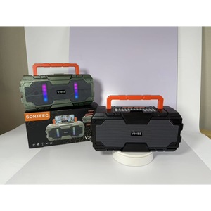 V30便携式蓝牙扬声器，带RGB发光二极管照明音频电池电源，用于户外紧急情况跨境 - Product Image 2