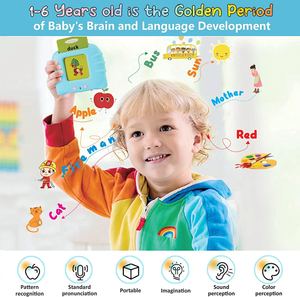 キティエレクトリックトーキングフラッシュカードカード発音学習教育玩具子供向け早期教育脳発達 - Product Image 5
