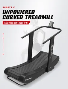 Attrezzatura da palestra commerciale che esegue tapis roulant Unisex macchina da corsa per esercizi con tapis roulant curvo DW-500A scatola di compensato