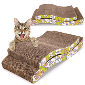 Fabricante al por mayor, diseño de múltiples formas, catnip cat, tablero corrugado para rascar - Product Image 4
