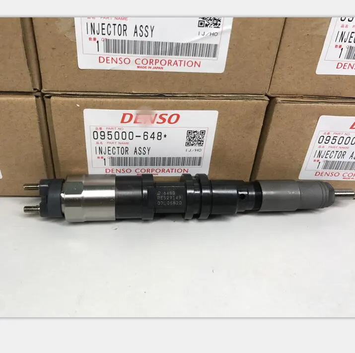 Iniettore comune 094000-6480 RE529149, RE546776 della ferrovia per l'iniettore diesel 094000-6480 di combustibile del trattore S450 di John Deere