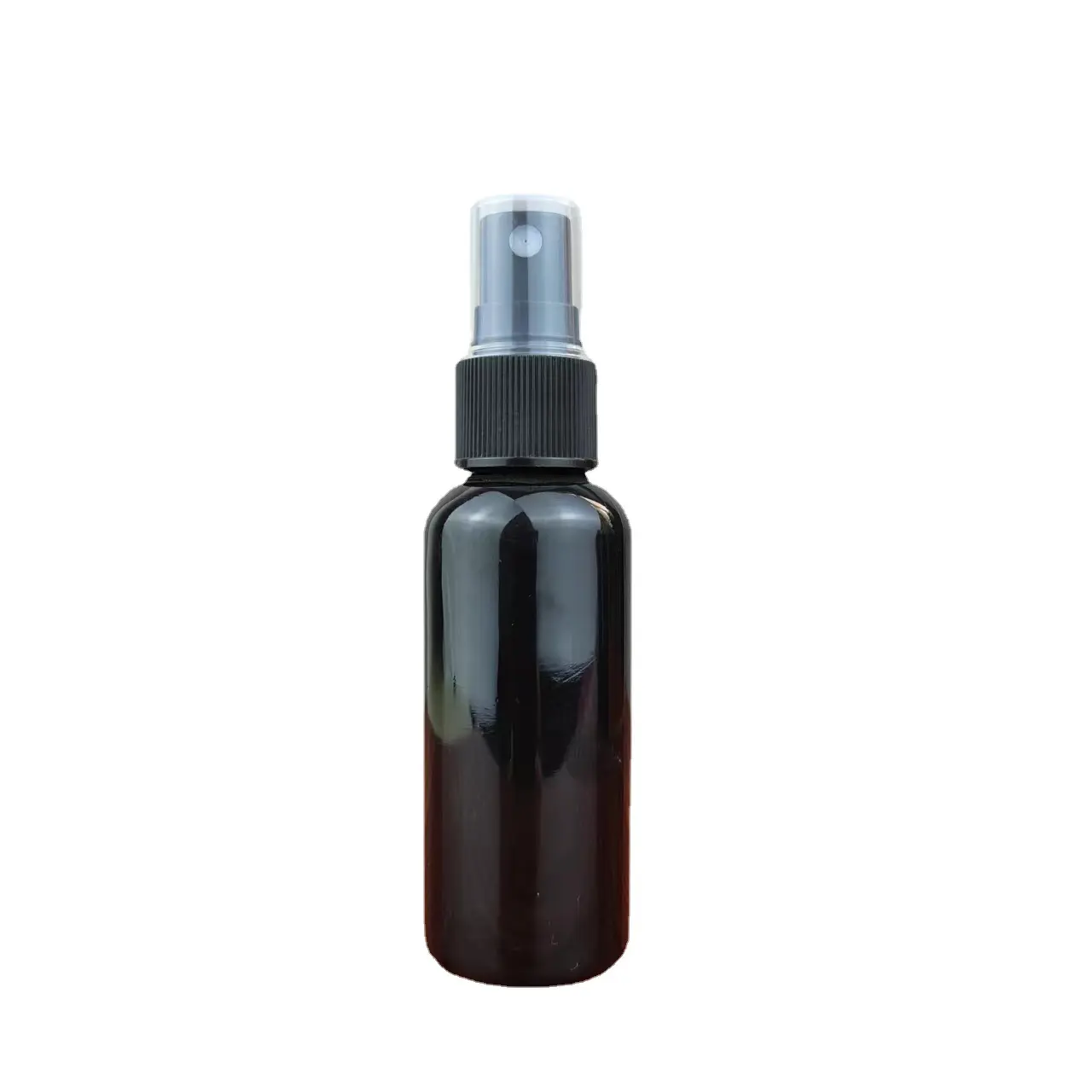 1oz 2oz 4oz siyah sis püskürtücü şişe 100ml kozmetik ambalaj konteyner mat ince sis sprey şişeleri için erkek parfümü şişeleri