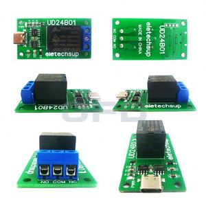 UD24B01 USBリレーボードUD24B01 DC 5V 1CH USBリレーボードPC UARTシリアルポートスイッチTYPE-C USBリレーボード - Product Image 4