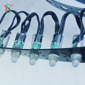 WS2811IC RGB 12 мм Светодиодная струна полноцветная 12 В светодиодный пиксельный модуль водонепроницаемый IP68 точечный свет - Product Image 6