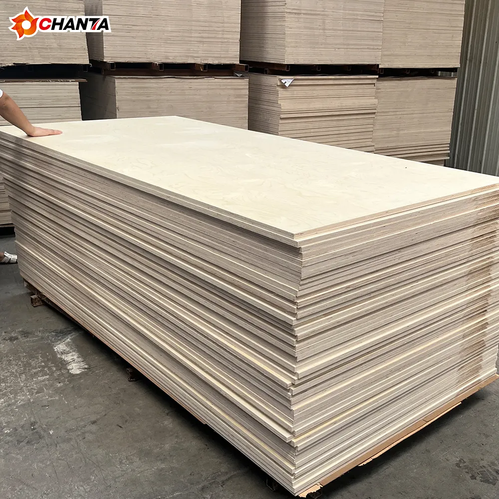 18mm 24mm 4*8 Ft Full Birch Plywood For Laser Cutting/cnc High Quality