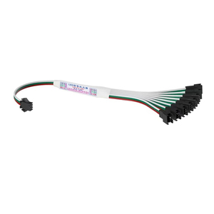 1to4 / 1to8 TTL Mini sinyal amplifikatörü tekrarlayıcı 1 ila 4 veya 8 port 3 Pin 4 Pin WS2812B WS2811 SK6812 RGBIC adresli LED şerit - Product Image 2