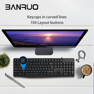 Factory Price Custom Spanish Arabic Layout <strong>Keyboard</strong> and <strong>Mouse</strong> Kit Office <strong>Computer</strong> Ergonomic Waterproof Wired <strong>Keyboard</strong> and <strong>Mouse</strong>