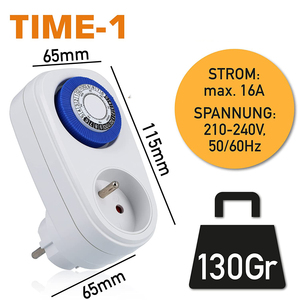 Analoge Timer-Buchse/Mechanische Timer-Buchse/Programmier barer Plug-In-Timer - Product Image 2